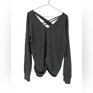 Willow & Root Glitter Top